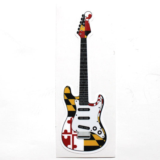 Maryland Flag Electric Guitar / Sticker - Route One Apparel
