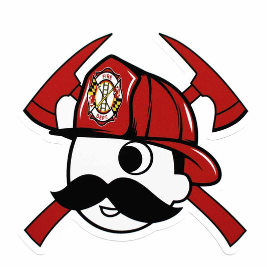 Natty Boh Firefighter / Sticker - Route One Apparel