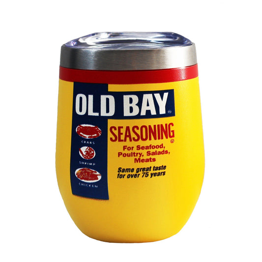 Old Bay Can (Yellow) / Small Wine Tumbler - Route One Apparel