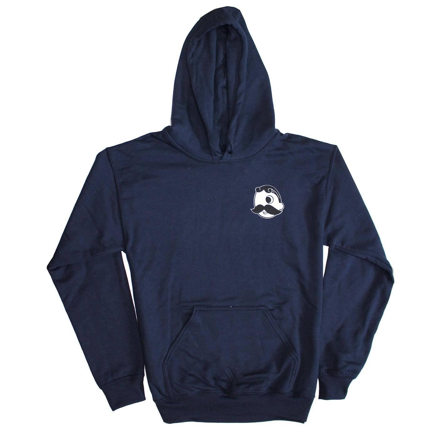 Natty Boh Bottle Cap (Navy) / Hoodie - Route One Apparel