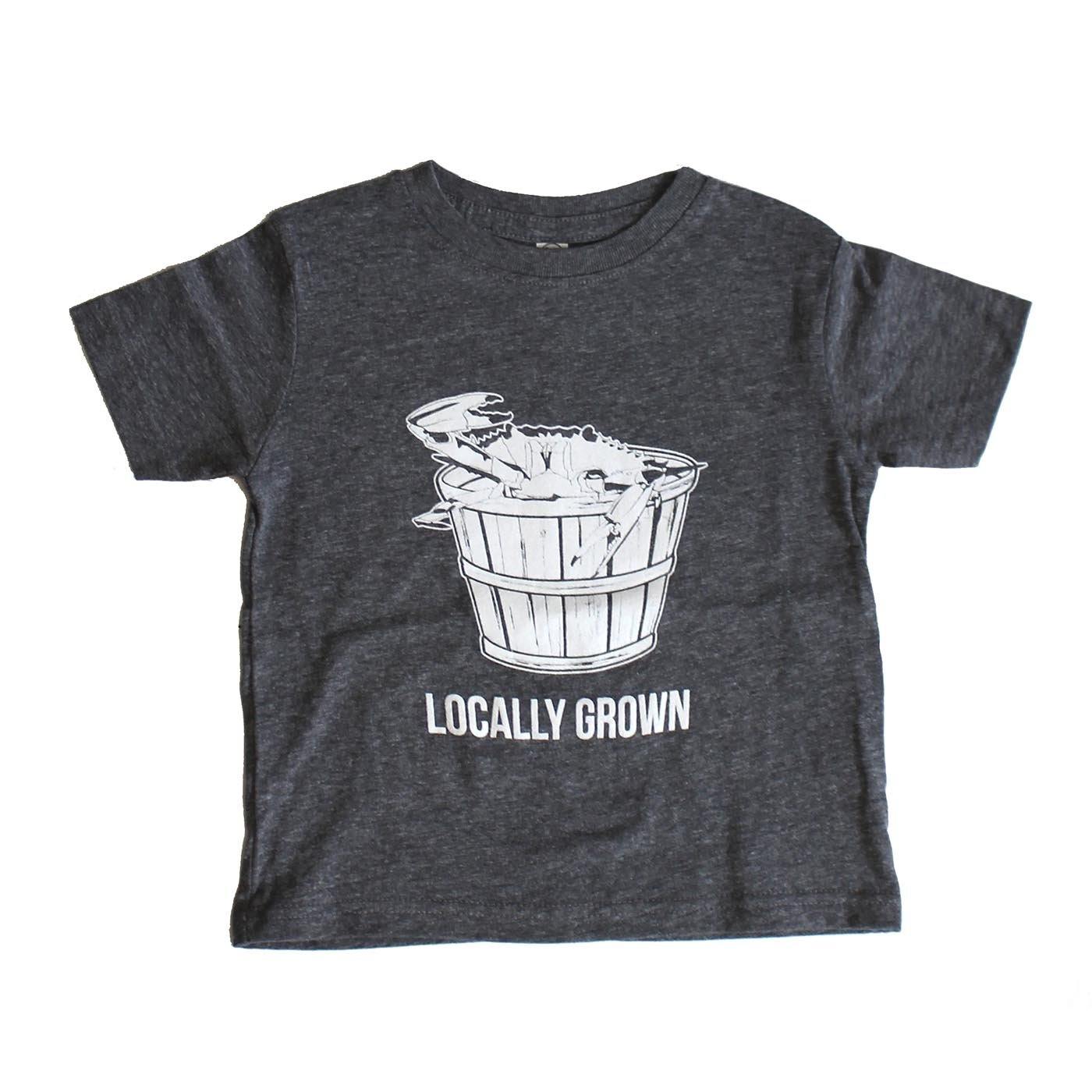 Locally Grown (Granite Heather) / *Toddler* Shirt - Route One Apparel