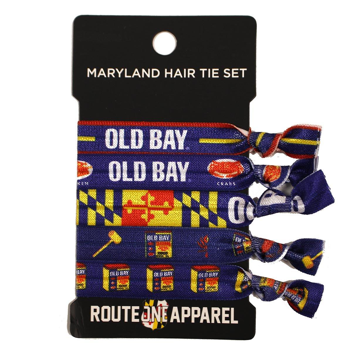 Old Bay / 5-Piece Hair Tie Set - Route One Apparel