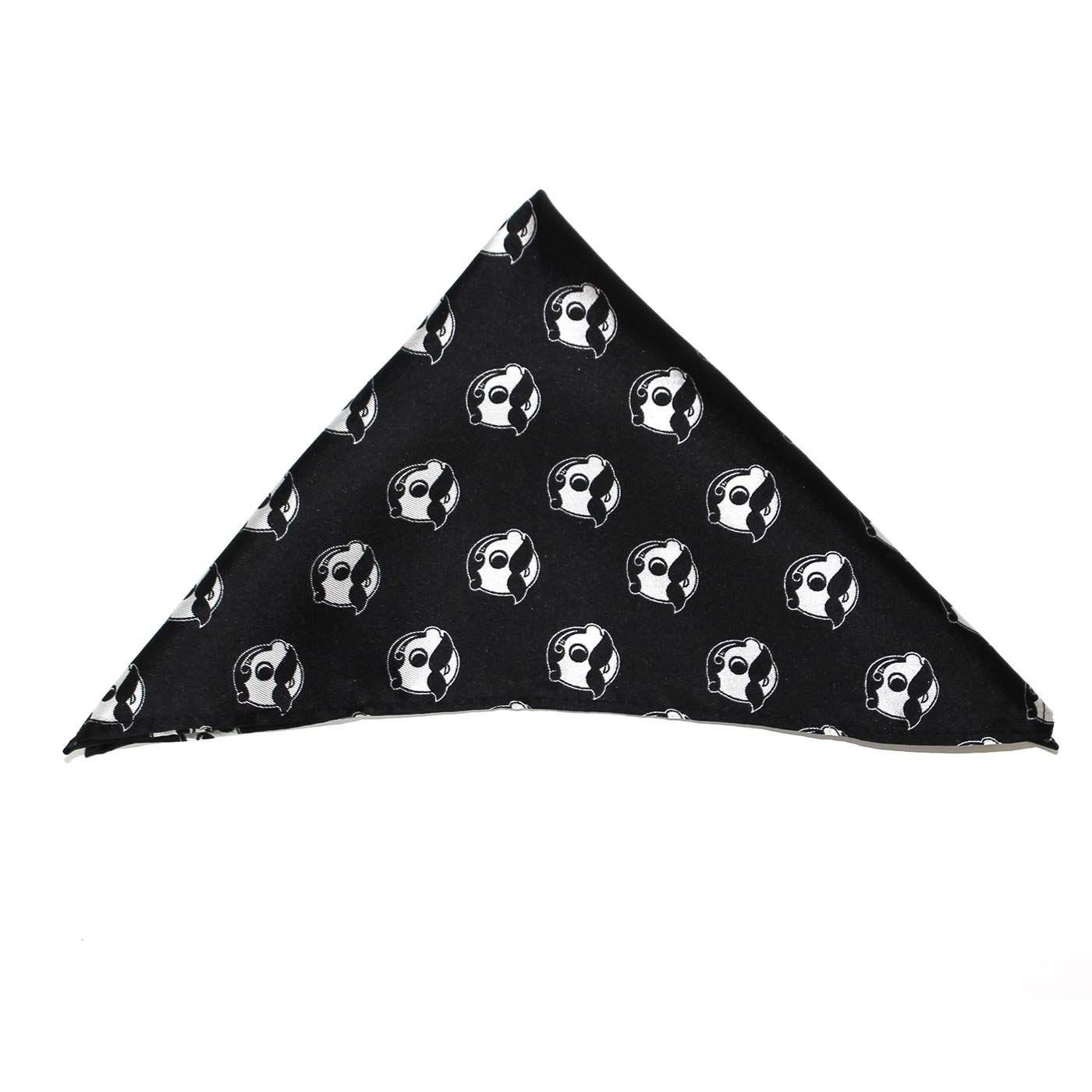 Embroidered Natty Boh Logo Pattern (Black) / Pocket Square - Route One Apparel