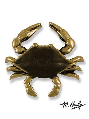 Blue Crab  (Brass) / Door Knocker - Route One Apparel