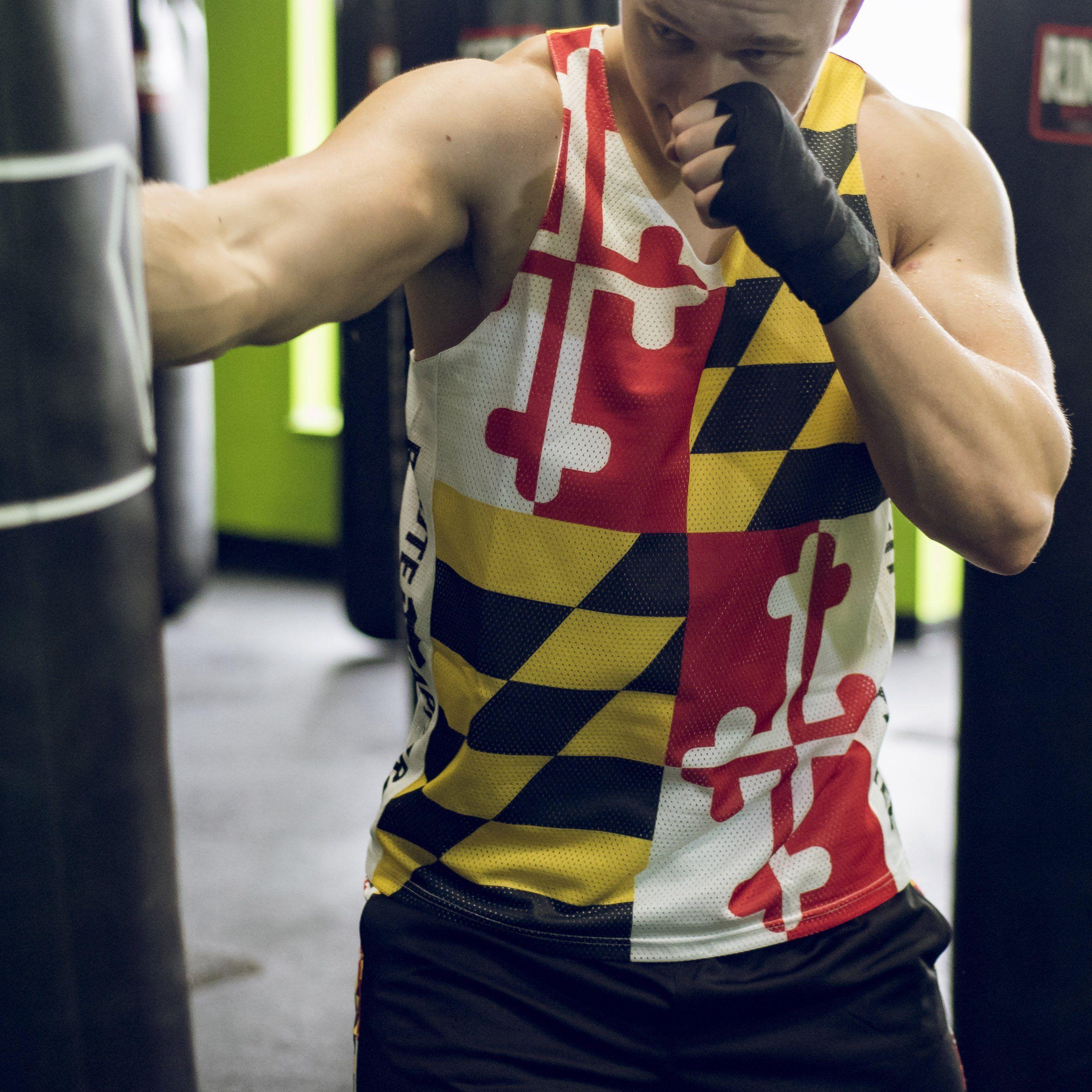 Maryland Flag / Lacrosse Pinnie - Route One Apparel