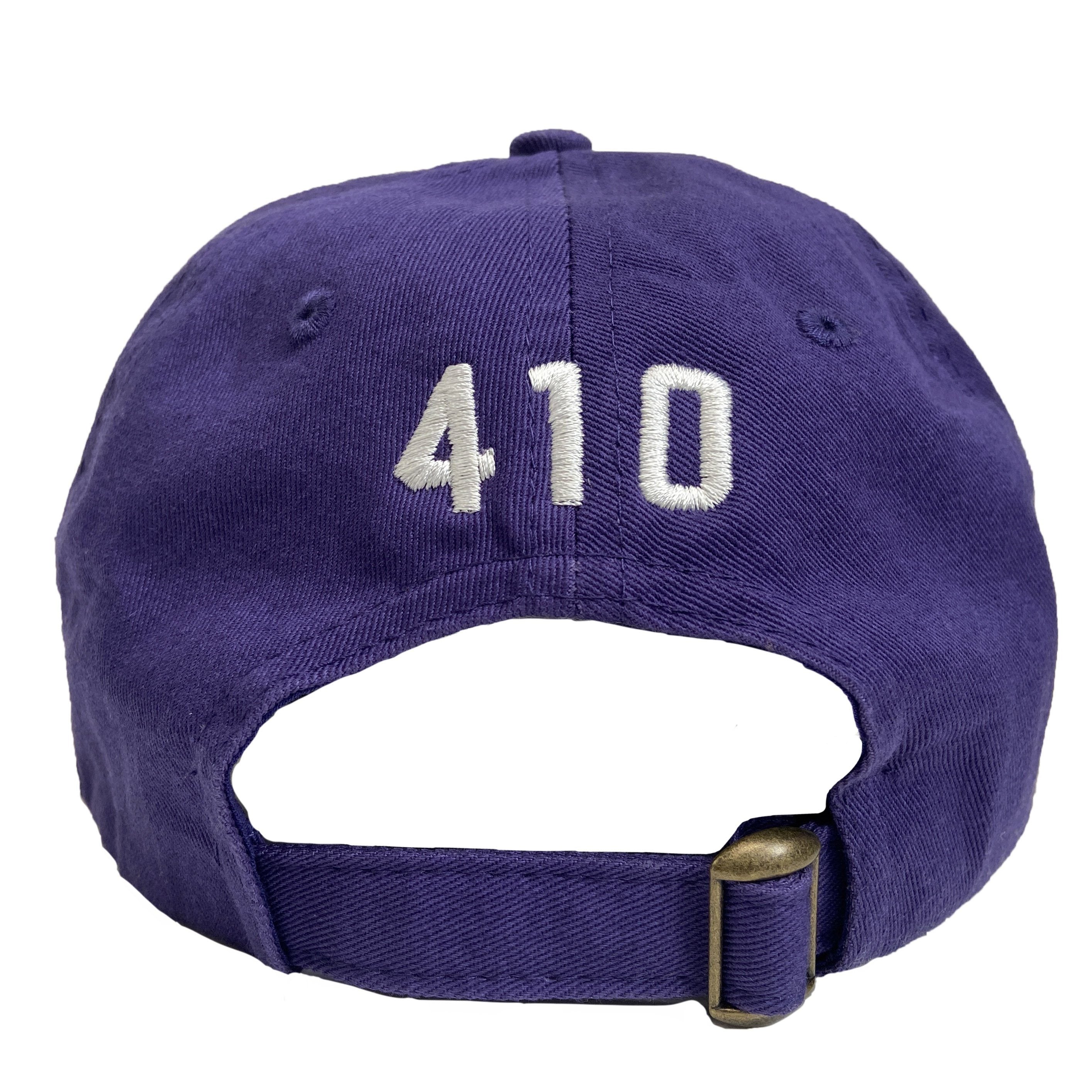 Baltimore Skyline - 410 (Purple) / Baseball Hat - Route One Apparel