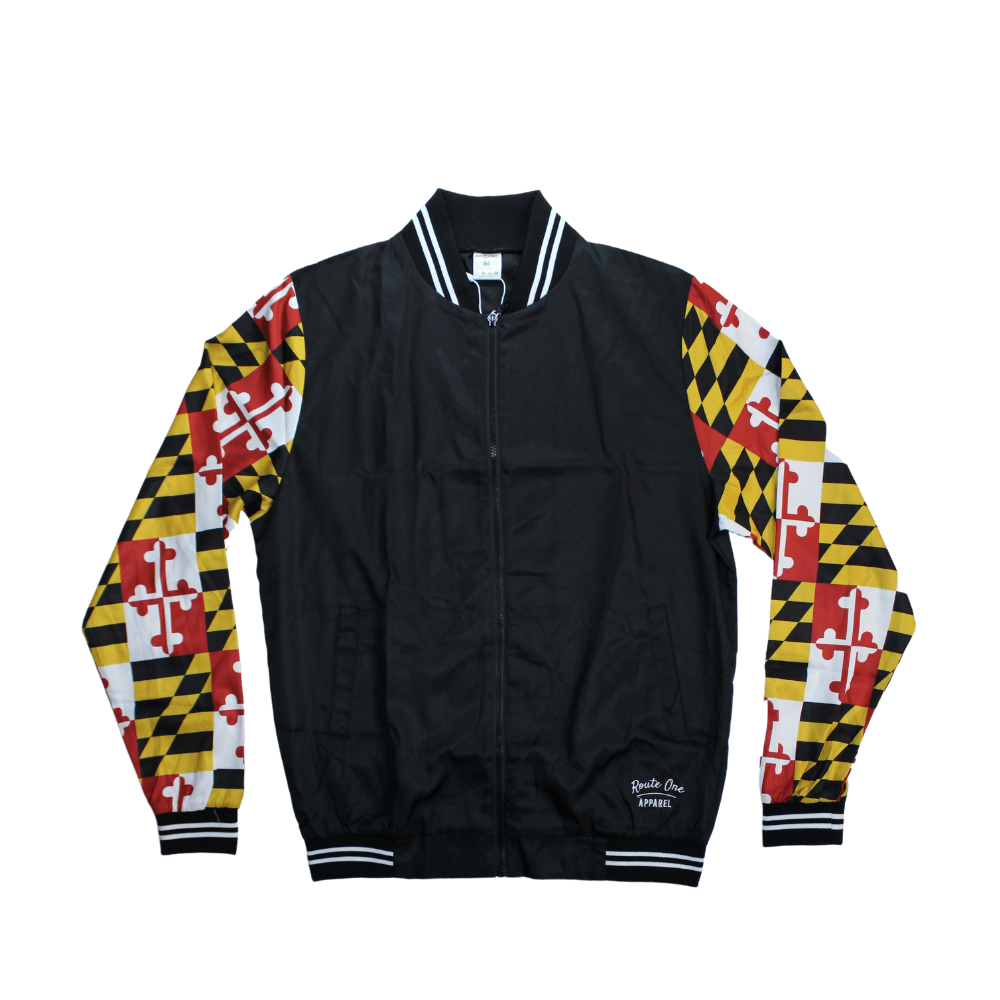 Route One Maryland Flag Sleeve / Jacket - Route One Apparel