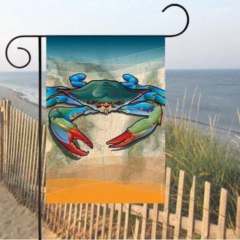 Coastal Blue Crab / Garden Flag - Route One Apparel