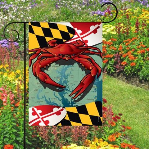 Maryland Red Crab / Garden Flag - Route One Apparel