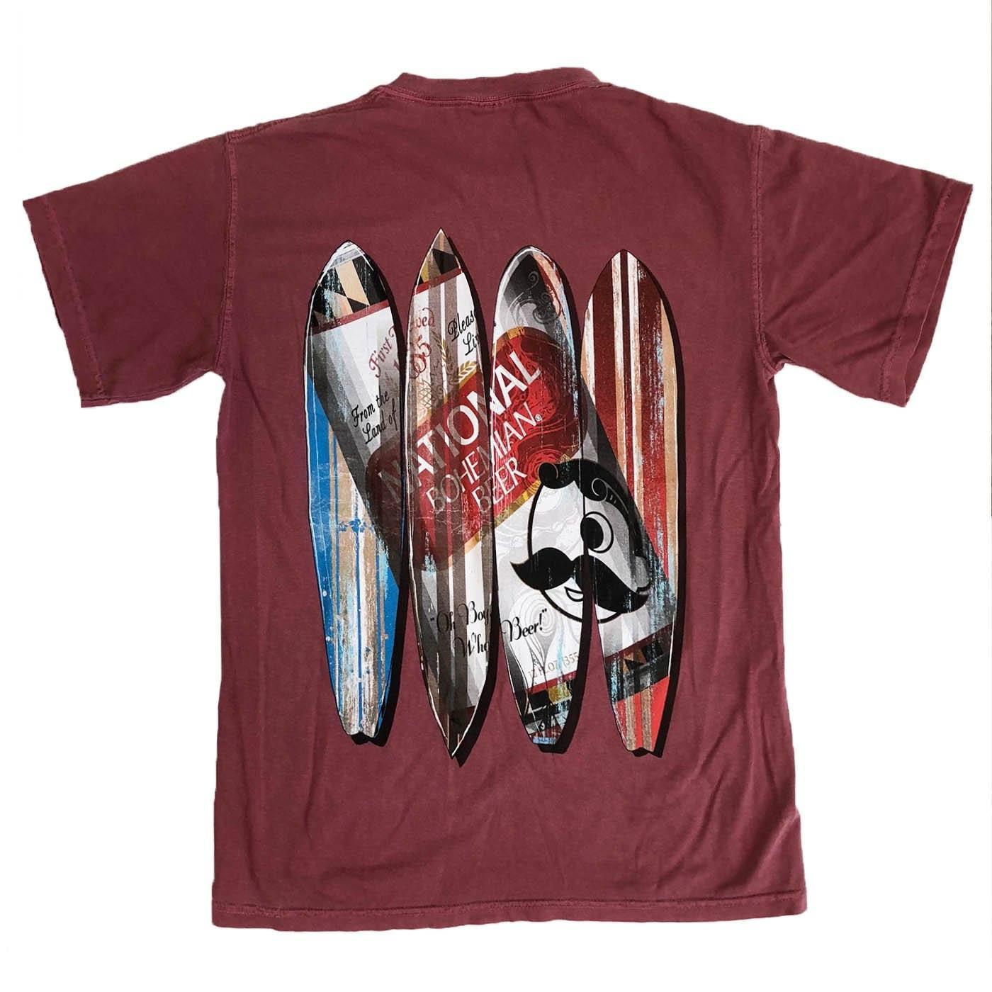 Licensing - Natty Boh Natty Boh Can Surfboards (Brick) / Shirt