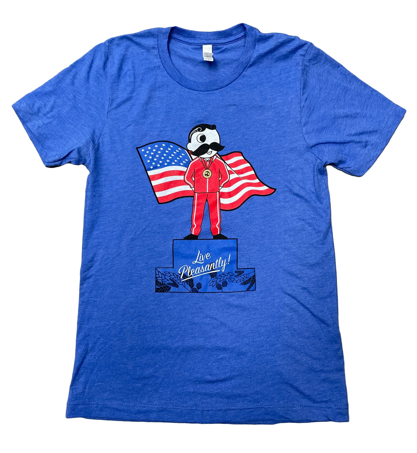Boh for the Gold (Heather Royal) / Shirt - Route One Apparel
