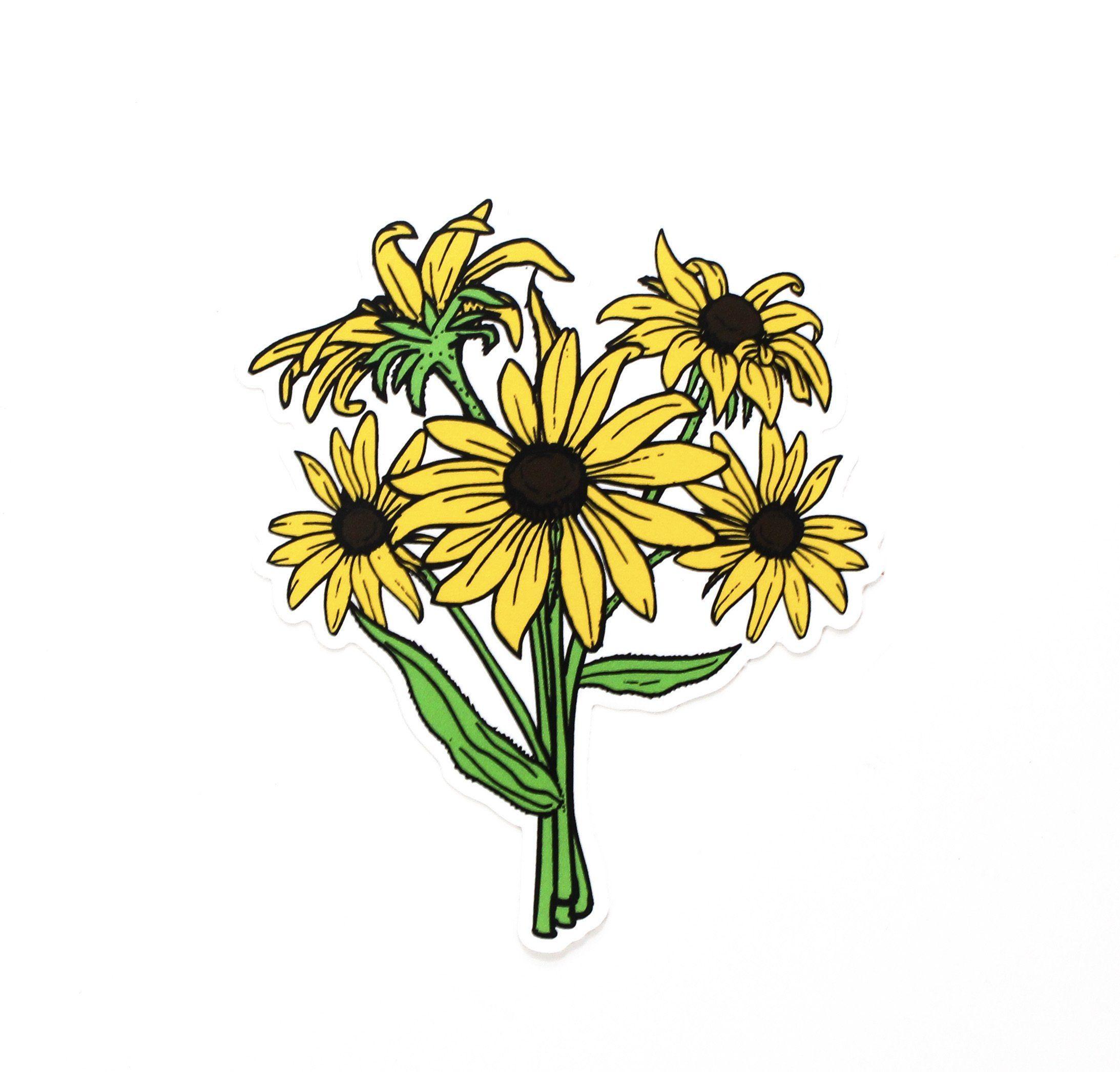 Black Eyed Susans / Sticker - Route One Apparel