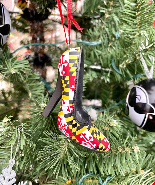 Maryland High Heel / 3-D Ornament - Route One Apparel