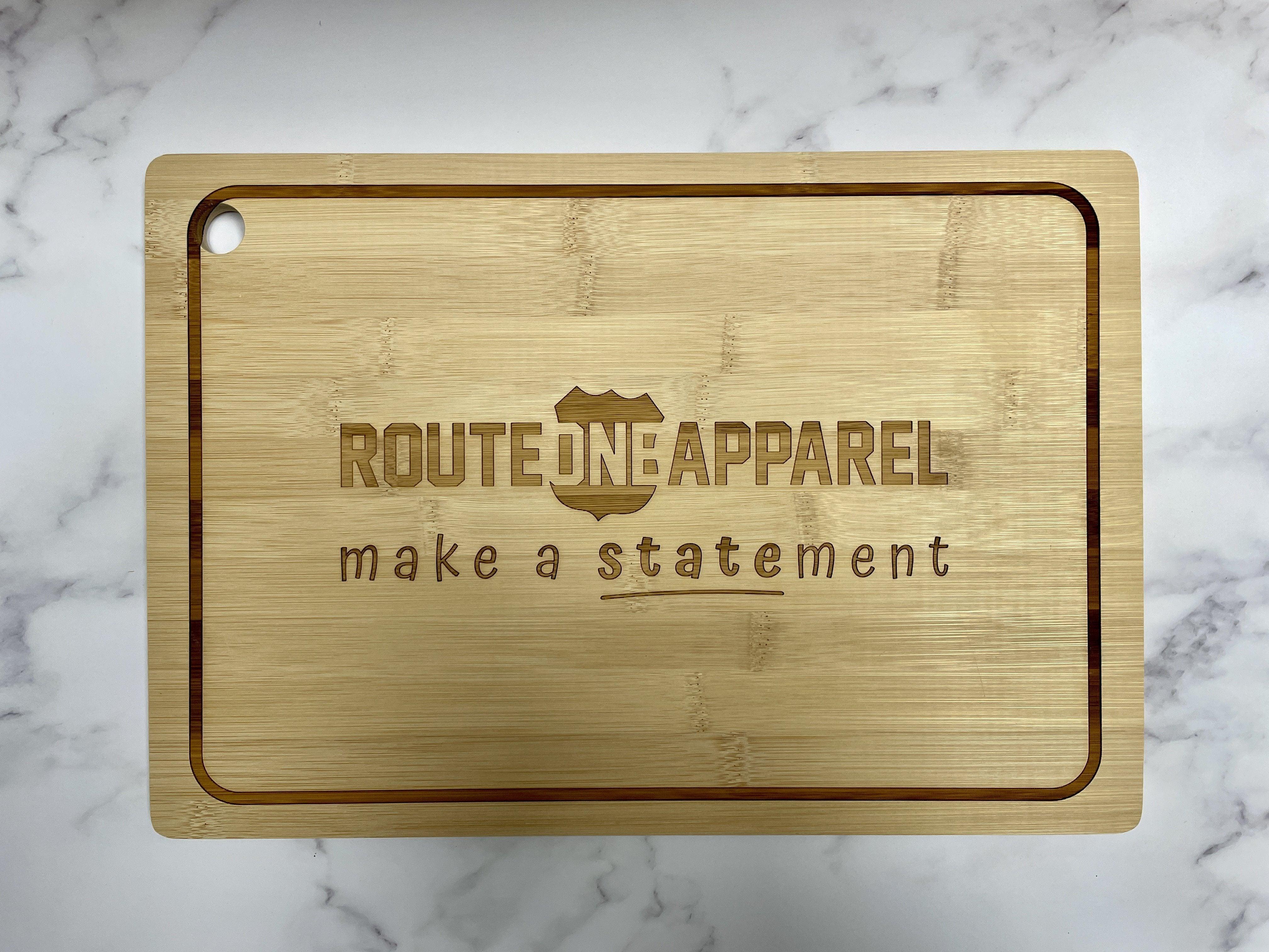Make a Statement / Bamboo Cutting Board - Route One Apparel