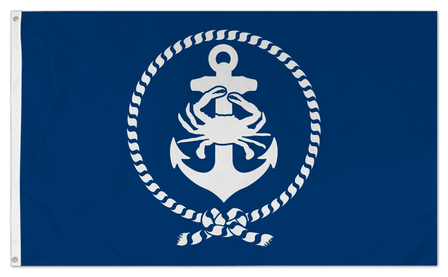 Anchor, Crab & Rope / Flag - Route One Apparel