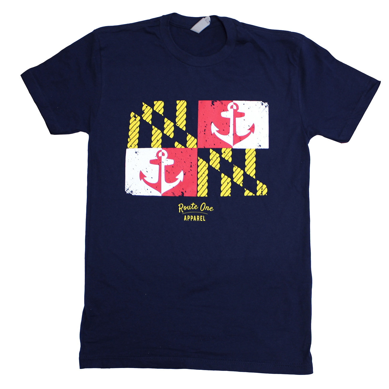Maryland Nautical Flag (Midnight Navy) / Shirt - Route One Apparel