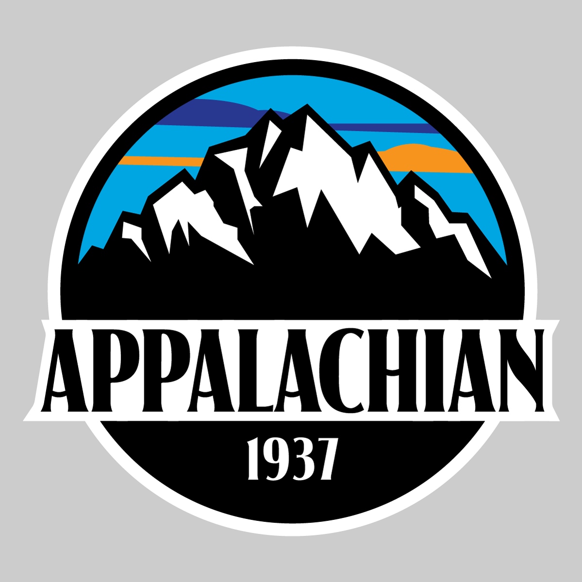 Appalachian Mountain Peak / Sticker - Route One Apparel