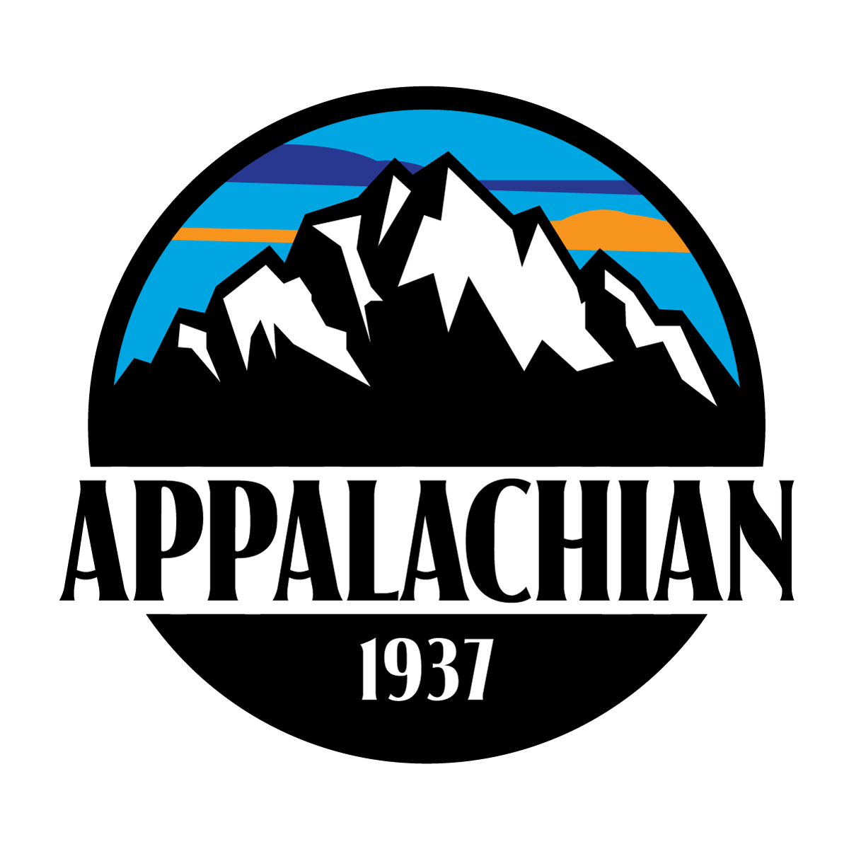Appalachian Mountain Peak / Sticker - Route One Apparel