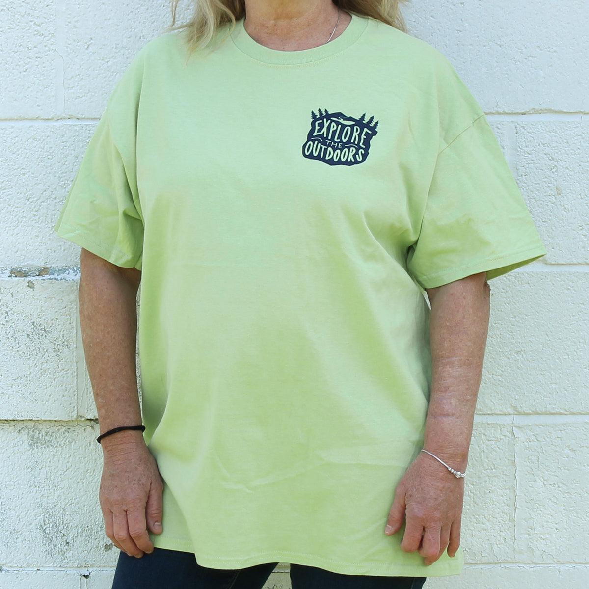 Appalachian Trail Landscape (Light Green) / Shirt - Route One Apparel