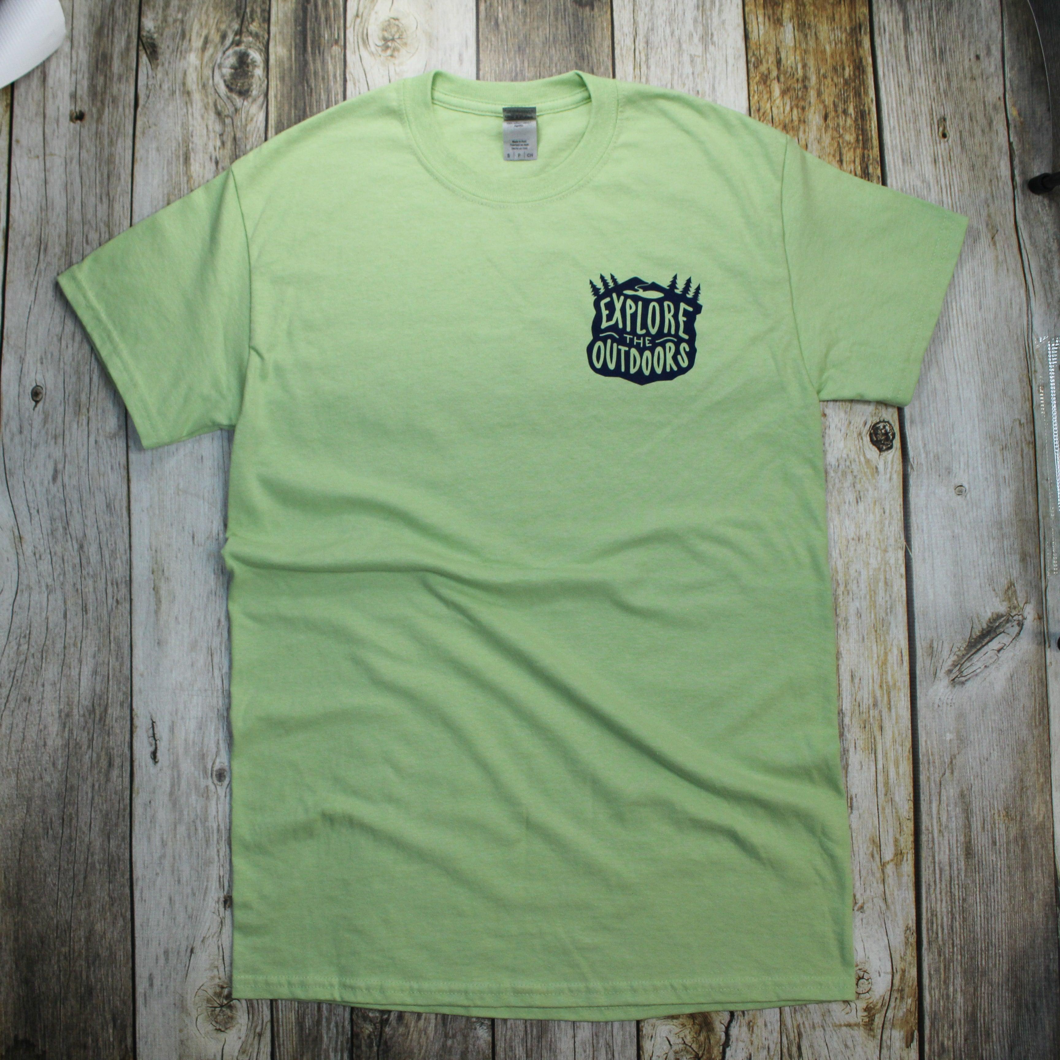 Appalachian Trail Landscape (Light Green) / Shirt - Route One Apparel