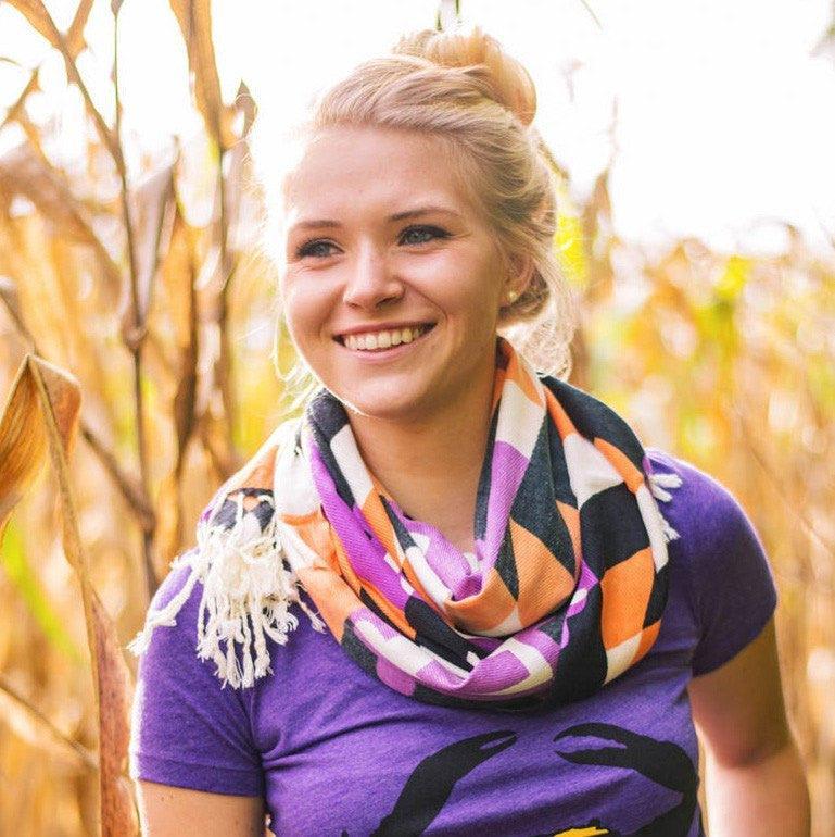 Baltimore Purple & Orange Maryland Flag / Scarf - Route One Apparel