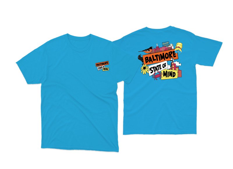 Baltimore State of Mind (Sky) / Shirt - Route One Apparel