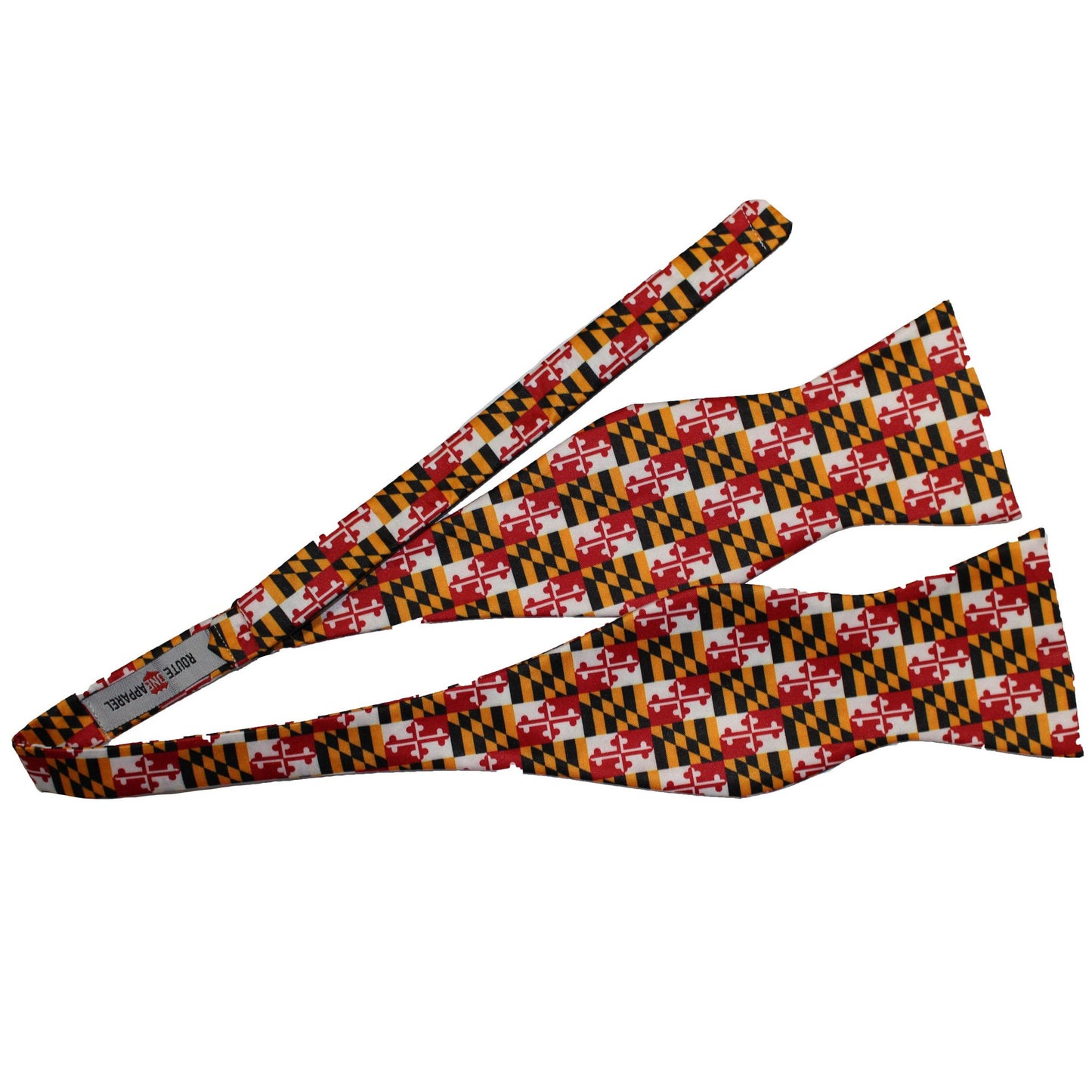 Maryland Flag (Small Pattern) / Self-Tie Bowtie - Route One Apparel