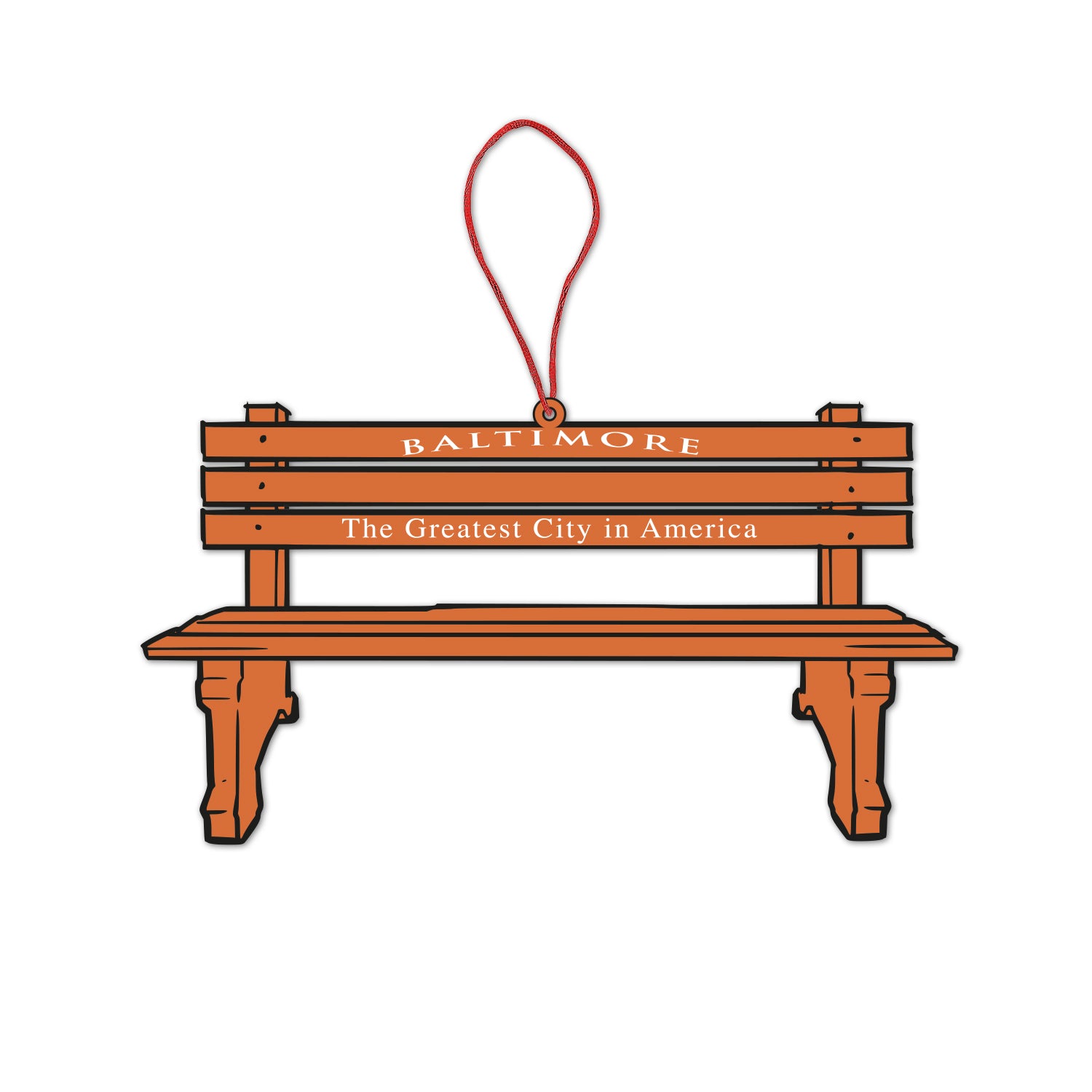 Baltimore Bench / Ornament - Route One Apparel
