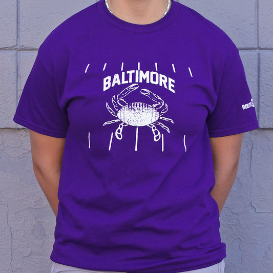 Baltimore Football Crab (Purple) / Shirt - Route One Apparel