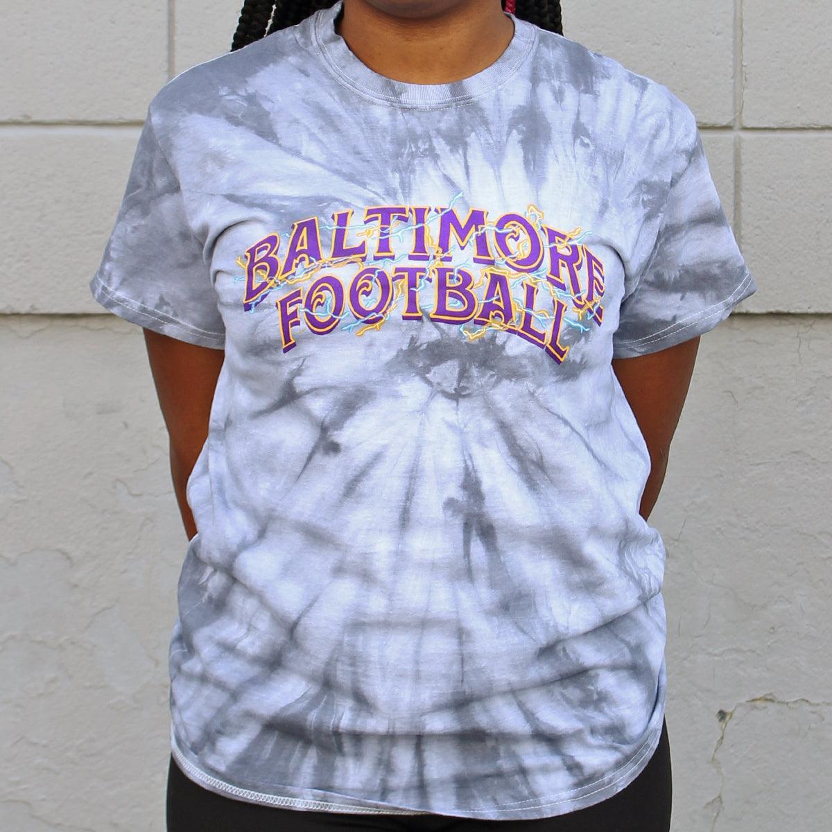 Baltimore Football Lightning (Cyclone Grey) / Shirt - Route One Apparel
