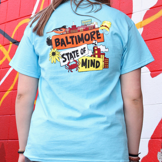 Baltimore State of Mind (Sky) / Shirt - Route One Apparel