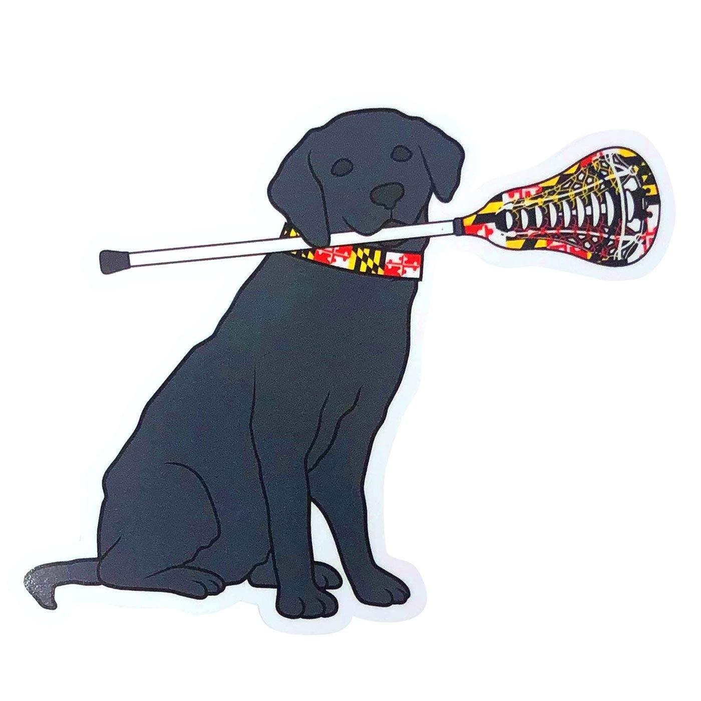 Maryland Black Lab Lacrosse Sticker / Sticker - Route One Apparel