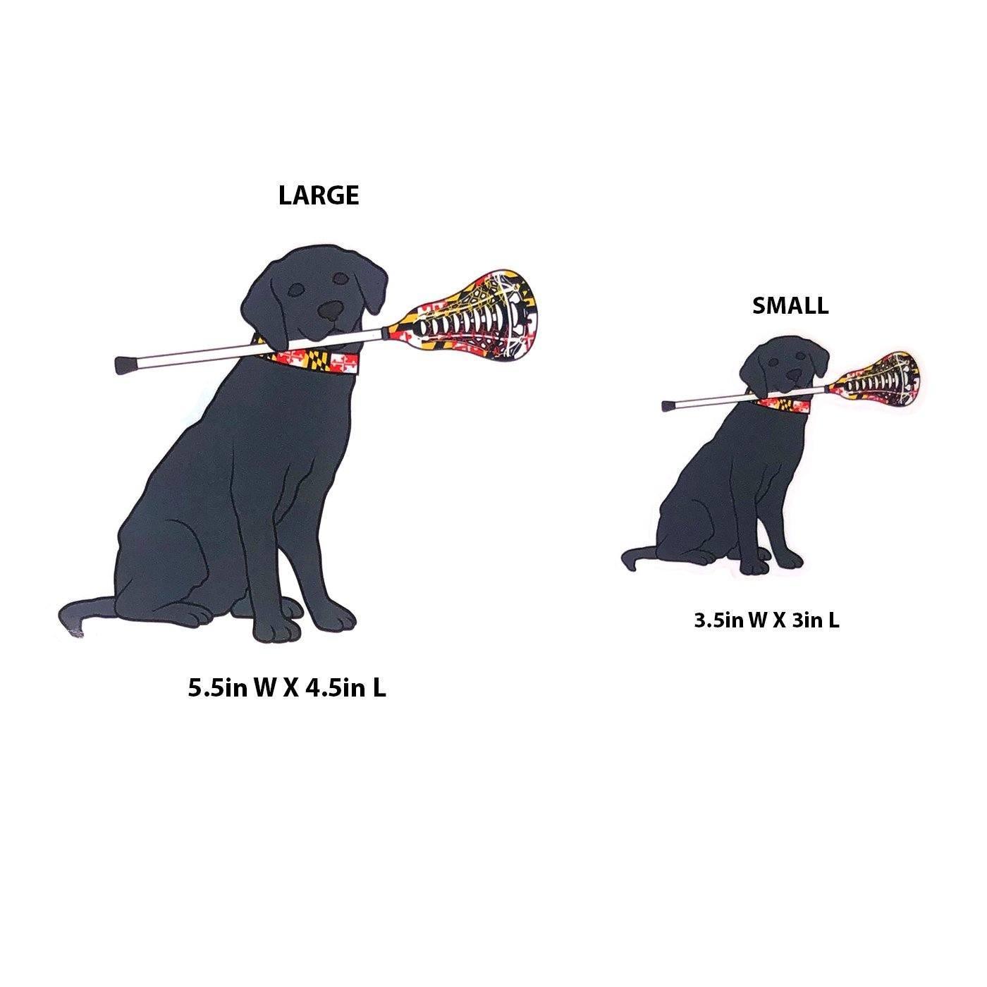 Maryland Black Lab Lacrosse Sticker / Sticker - Route One Apparel