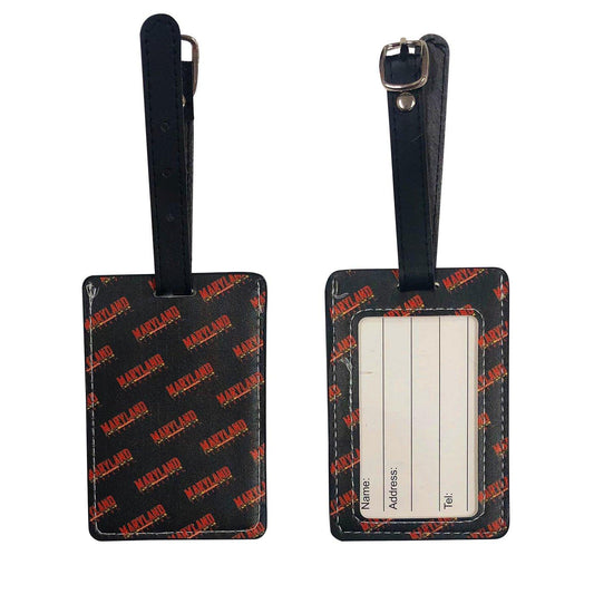 UMD Athletic Logo Pattern / Luggage Tag - Route One Apparel