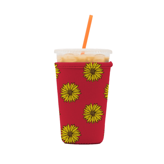Black Eyed Susan (Red) / Ice Coffee Can Cooler - Route One Apparel