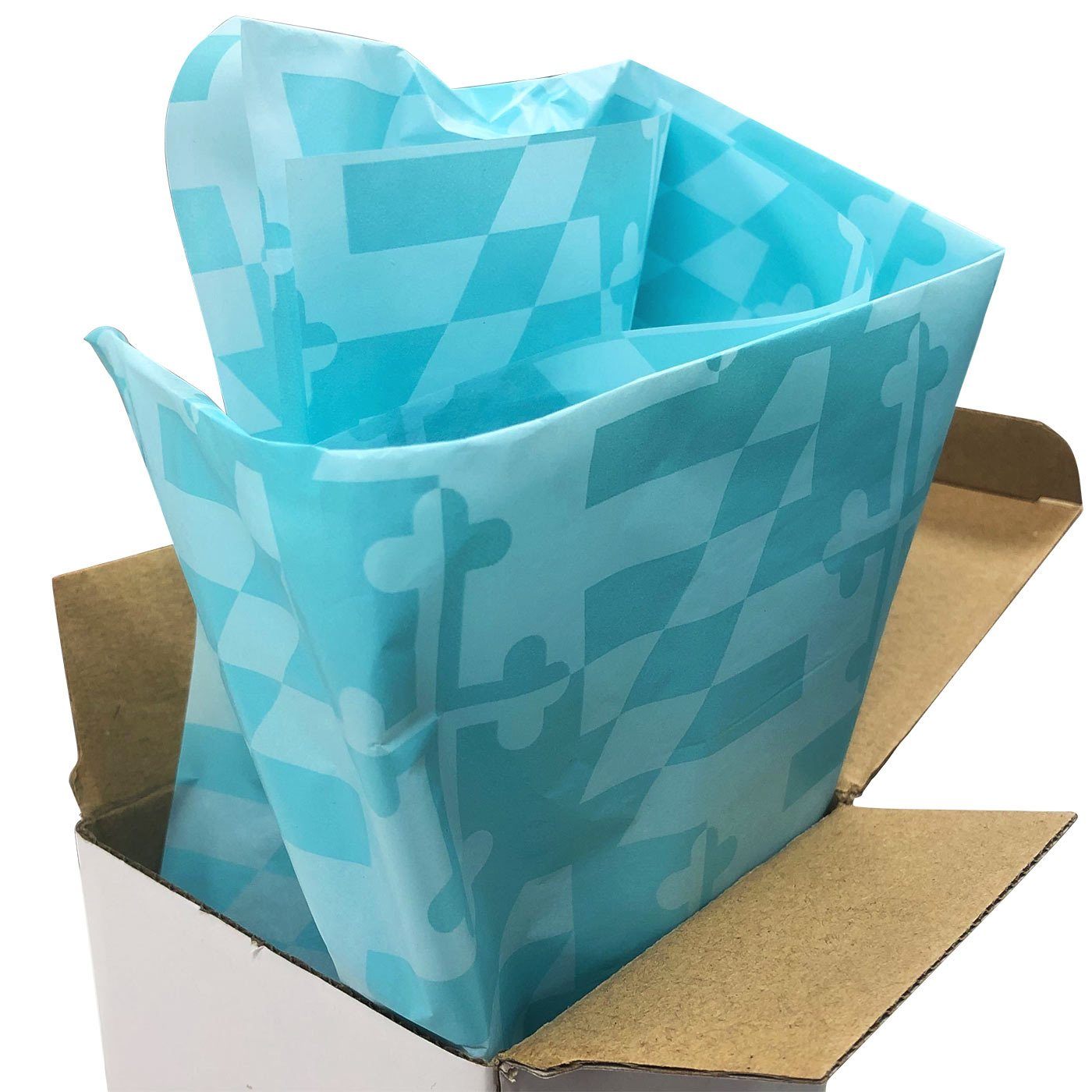 Blue Tone Maryland Flag / Tissue Paper Pack - Route One Apparel