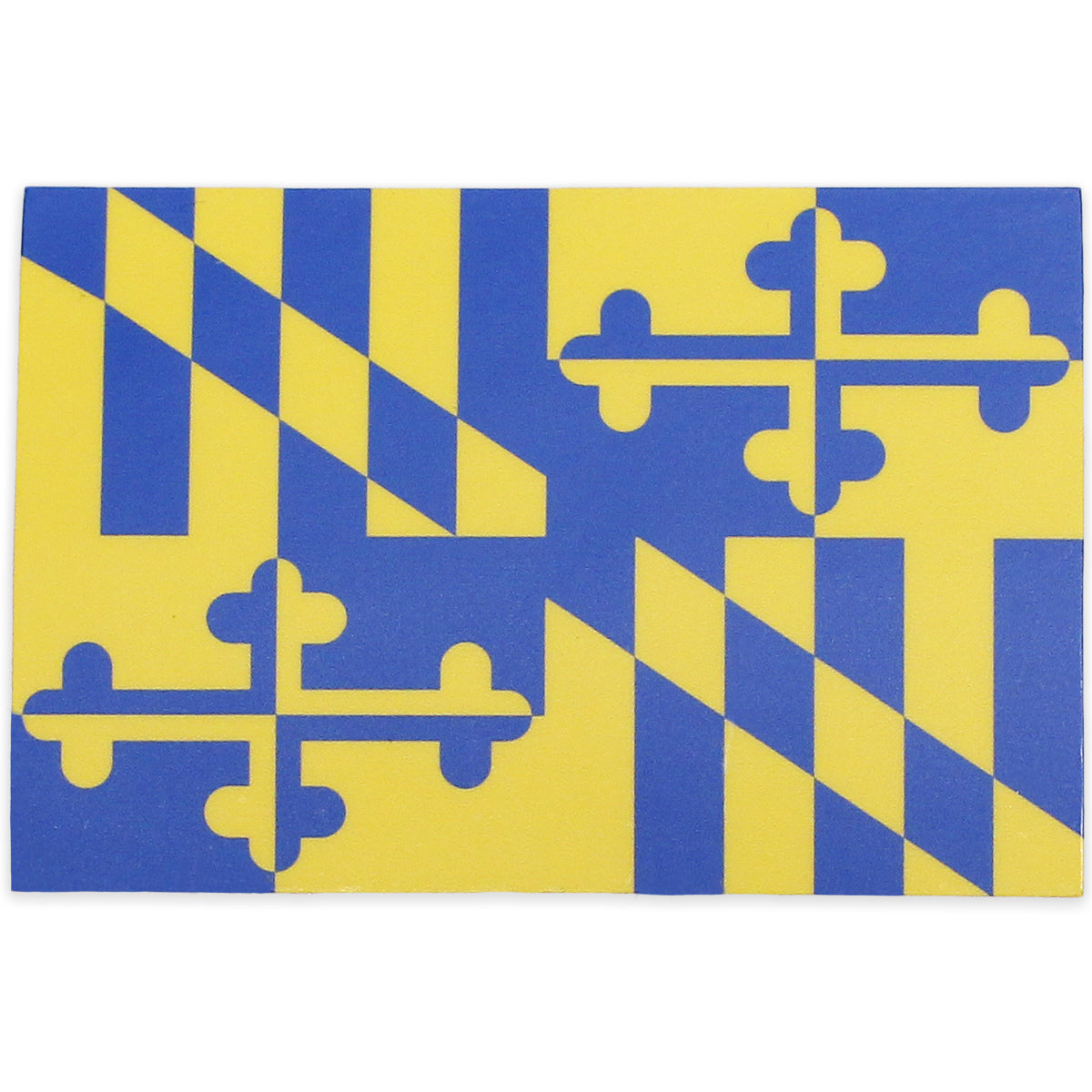 Blue & Gold Maryland Flag / Sticker - Route One Apparel