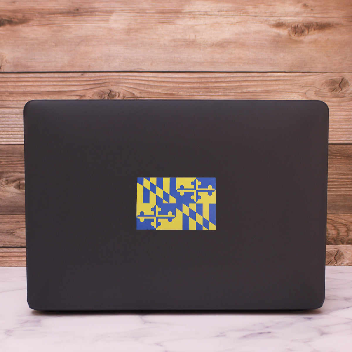 Blue & Gold Maryland Flag / Sticker - Route One Apparel