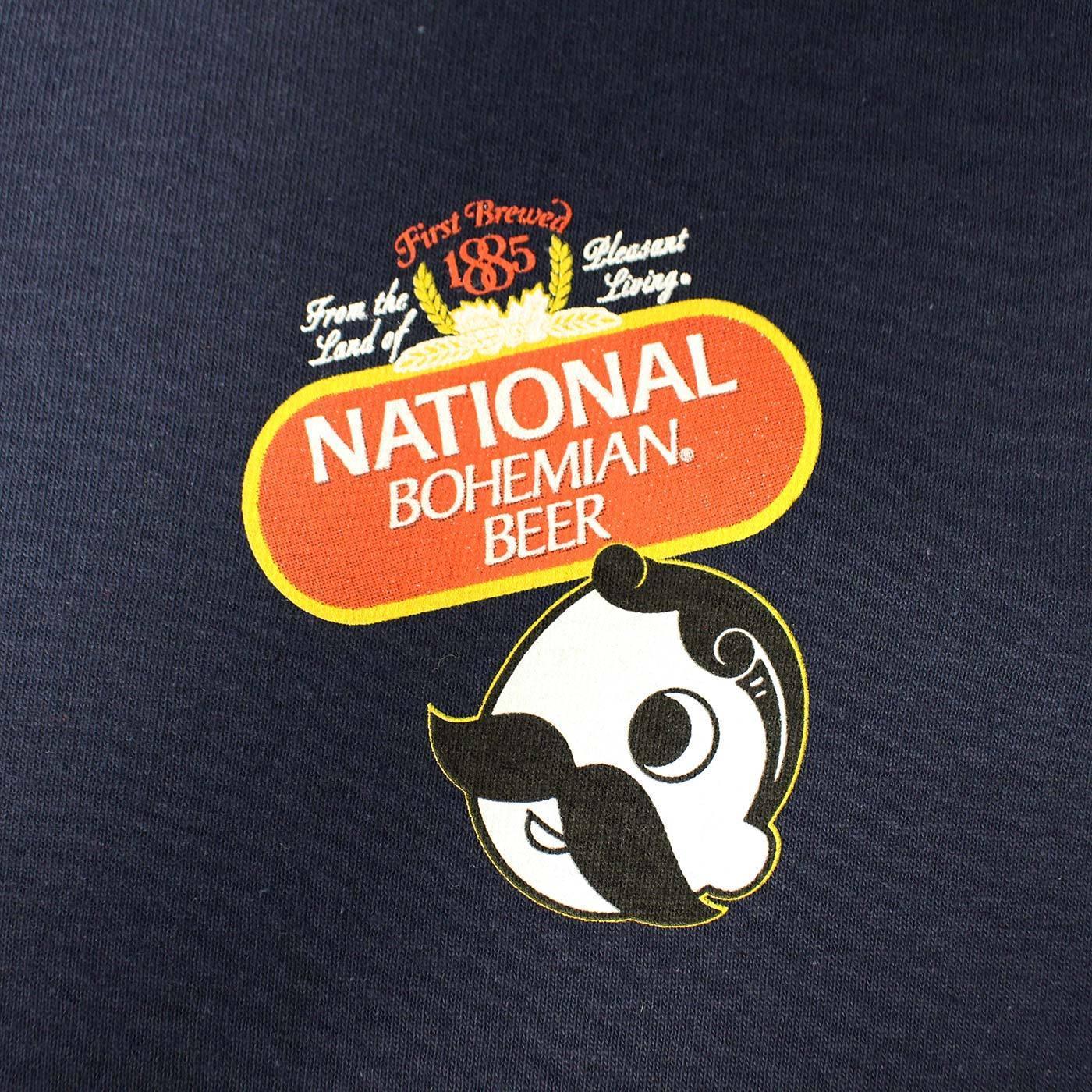National Bohemian Beer Signature Classic (Navy) / Long Sleeve Shirt - Route One Apparel