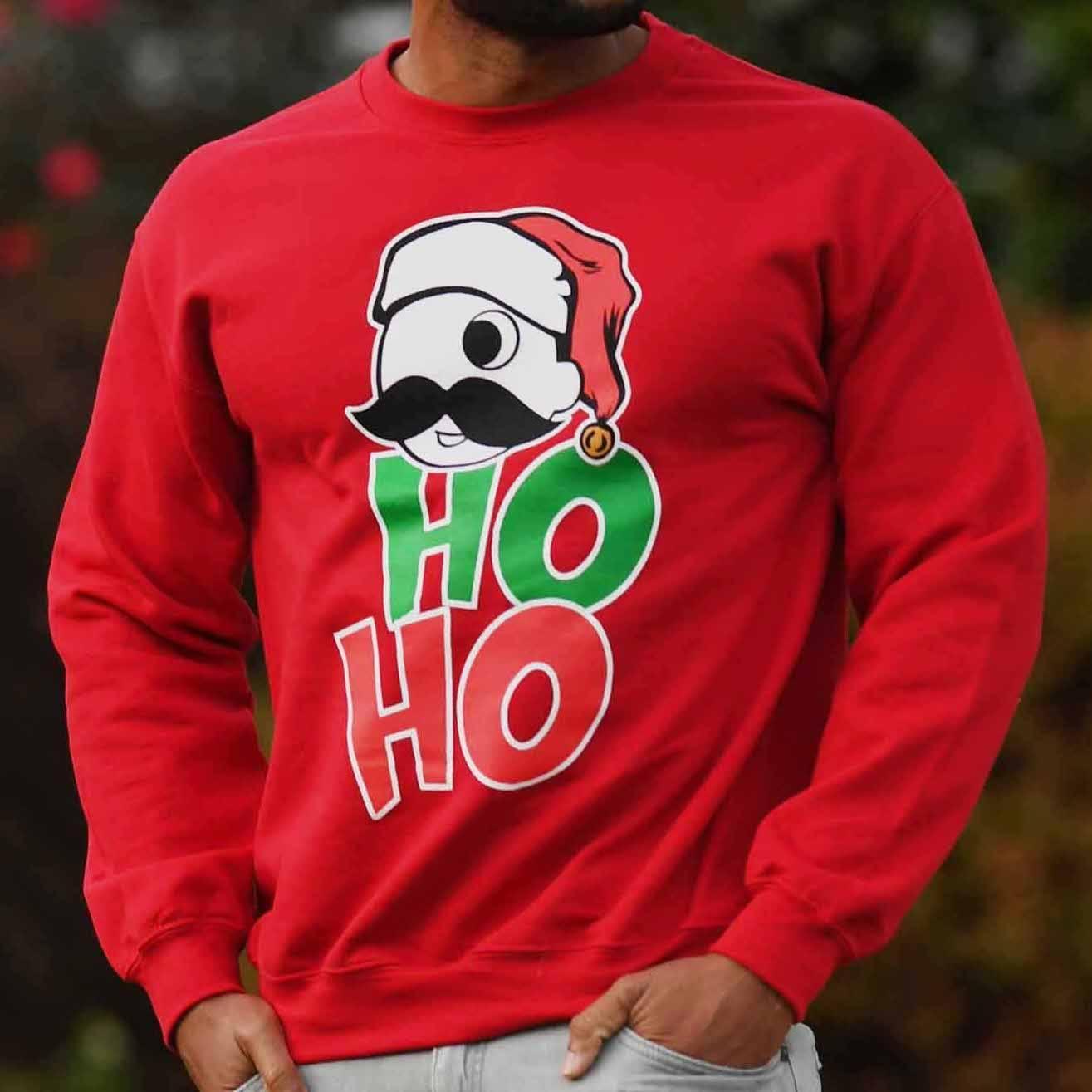 Boh Ho Ho V3.0 (Cherry Red) / Crew Sweatshirt - Route One Apparel
