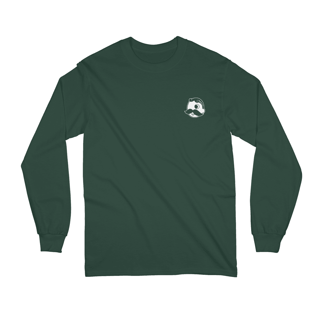 Boh Knows Snow (Green) / Long Sleeve Shirt - Route One Apparel