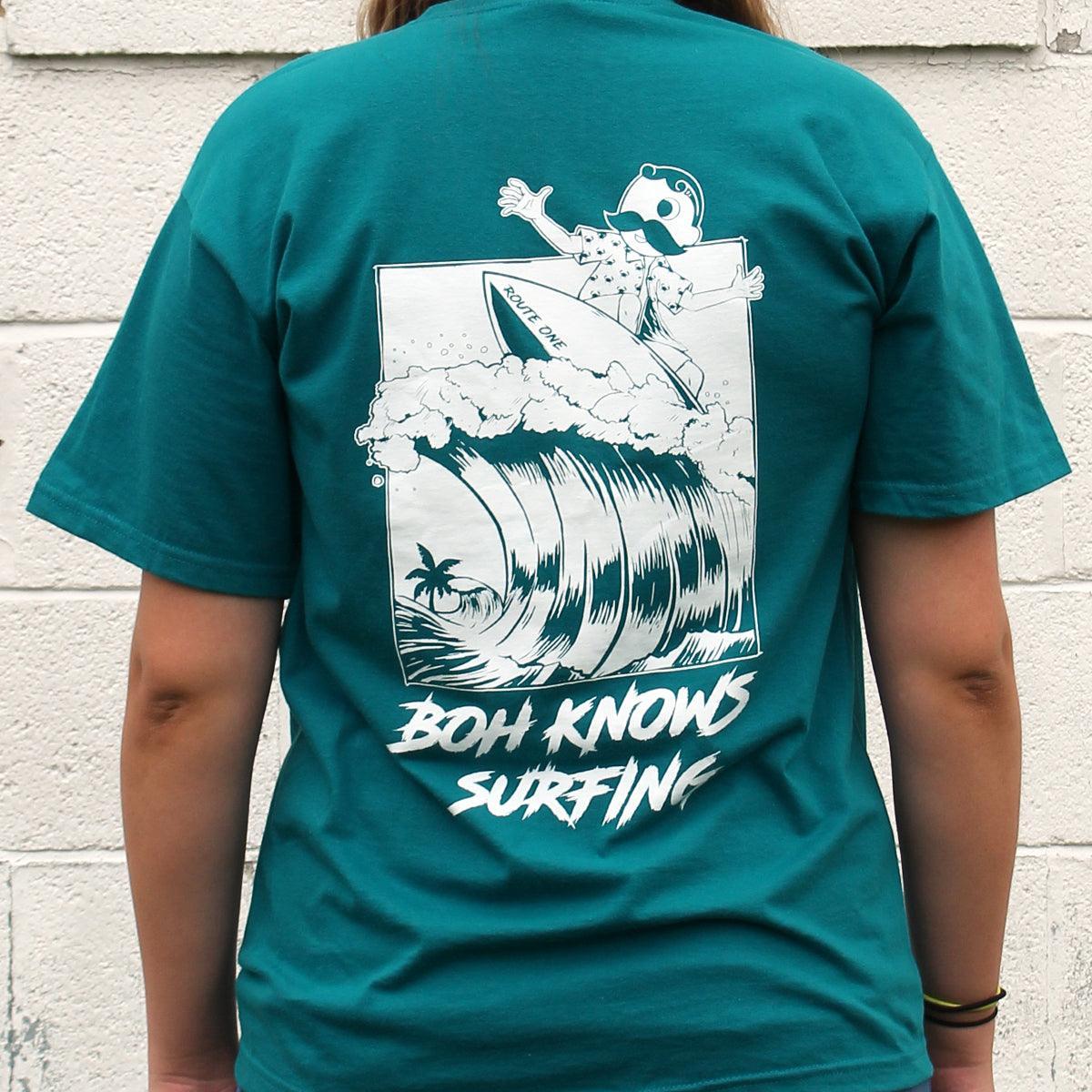 Boh Knows Surfing (Galapagos) / Shirt - Route One Apparel