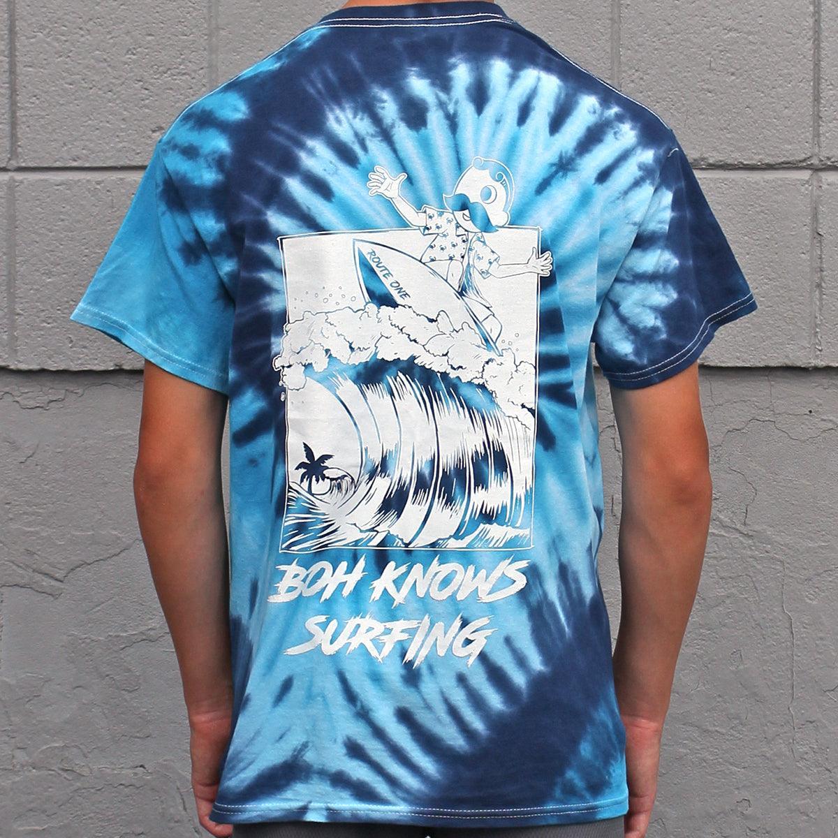 Licensing - Natty Boh Boh Knows Surfing (Blue Tide Swirl) / Shirt