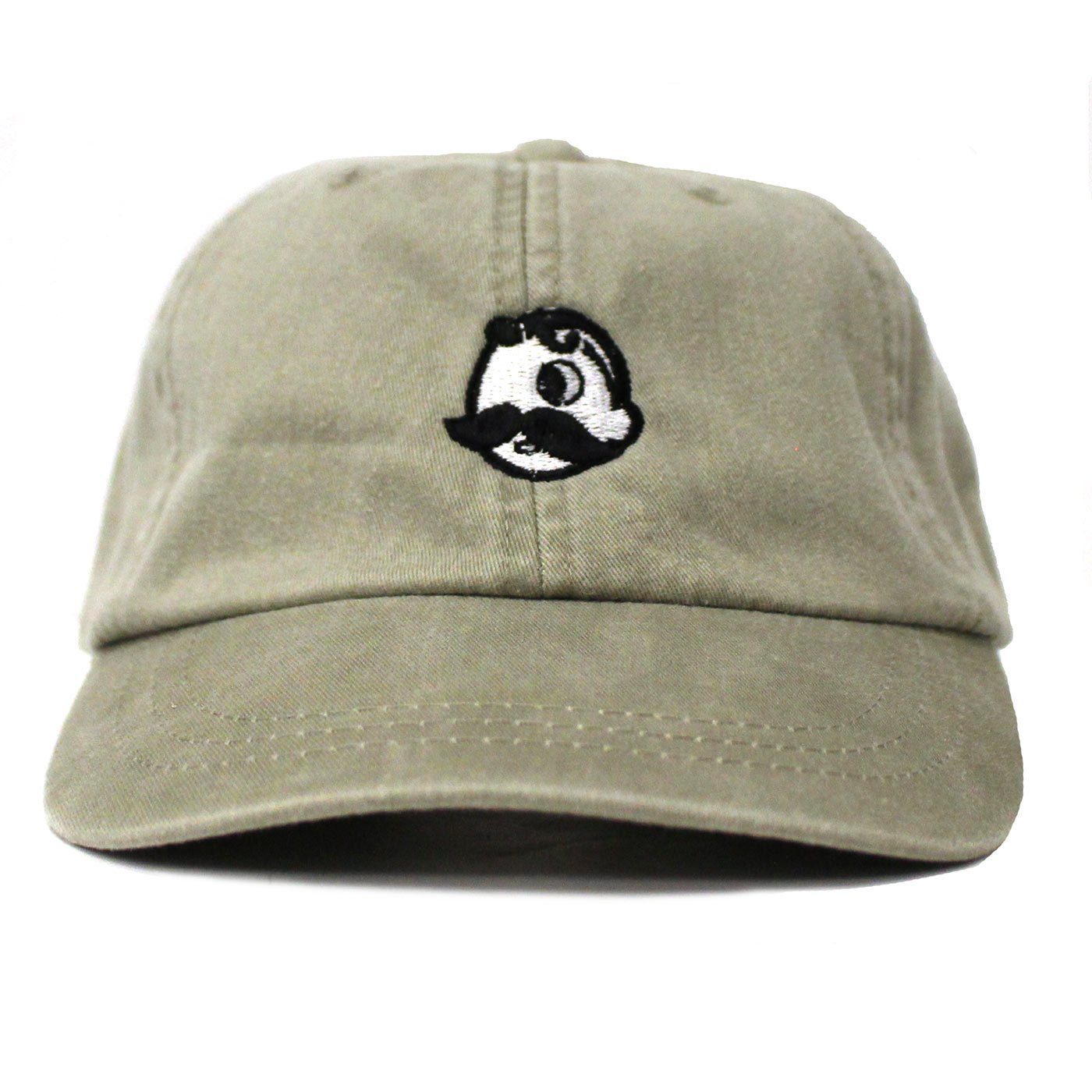 Natty Boh Logo (Khaki) / Baseball Hat - Route One Apparel
