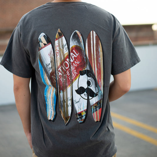 Natty Boh Can Surfboards (Pepper) / Shirt - Route One Apparel