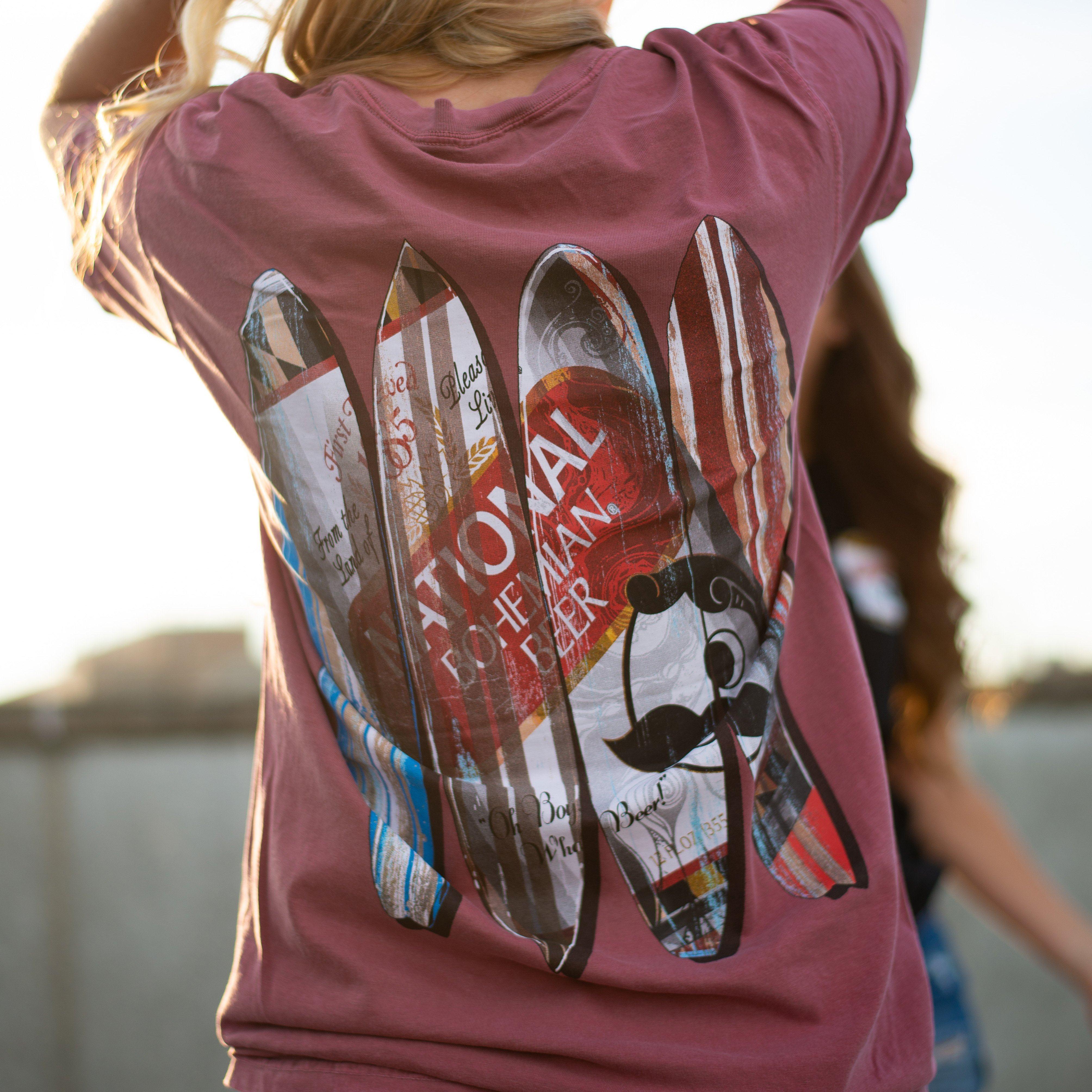 Licensing - Natty Boh Natty Boh Can Surfboards (Brick) / Shirt