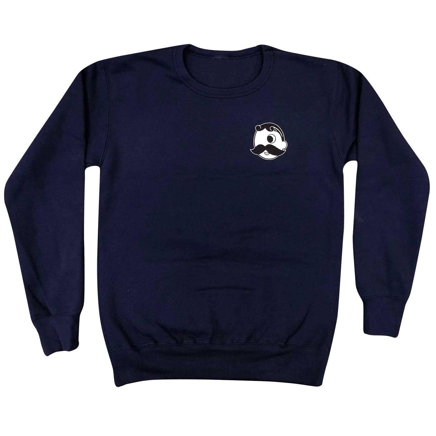 Natty Boh Bottle Cap (Navy) / Crew Sweatshirt - Route One Apparel