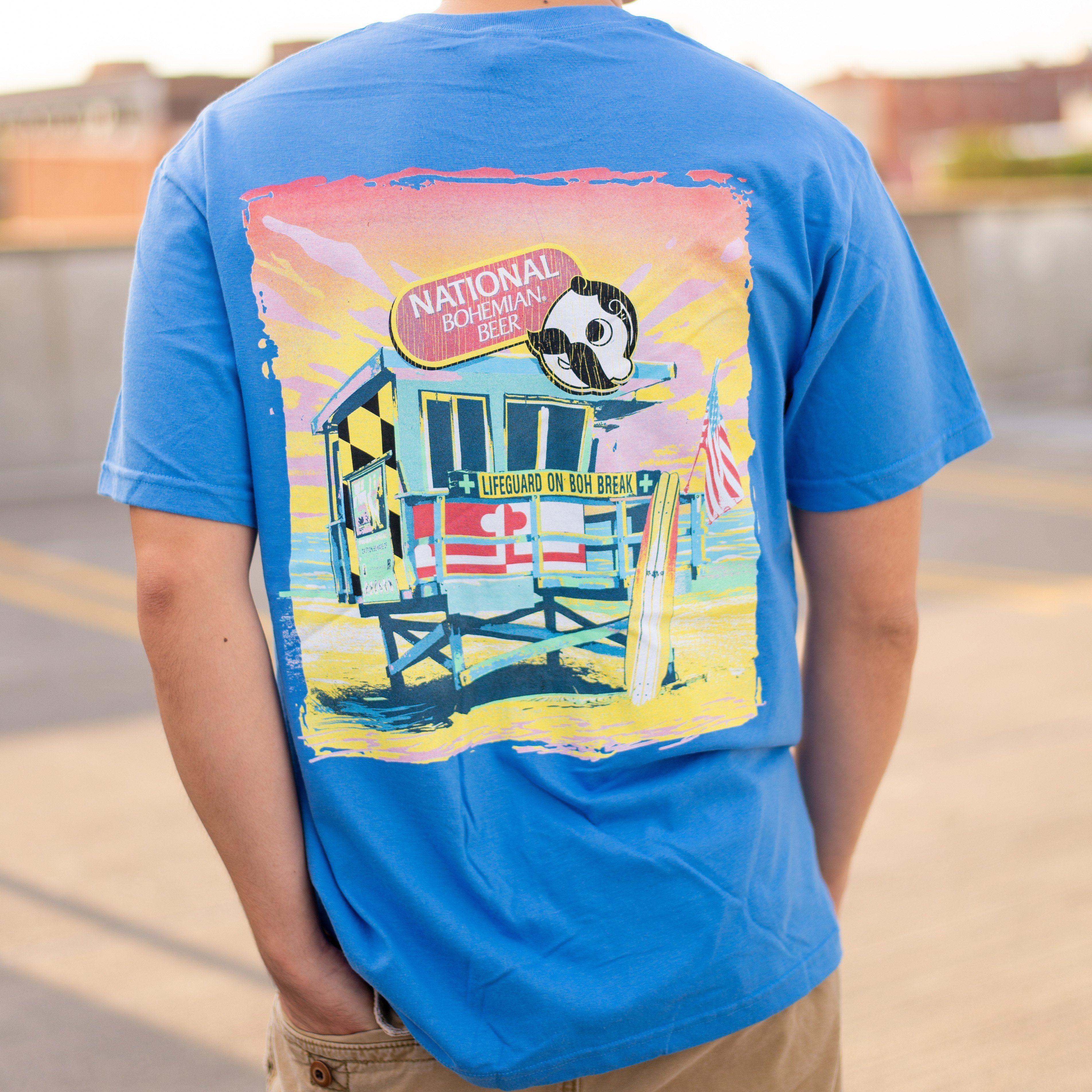 Natty Boh Lifeguard Stand (Iris) / Shirt - Route One Apparel