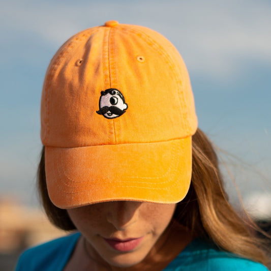 Natty Boh Logo (Orange) / Baseball Hat - Route One Apparel