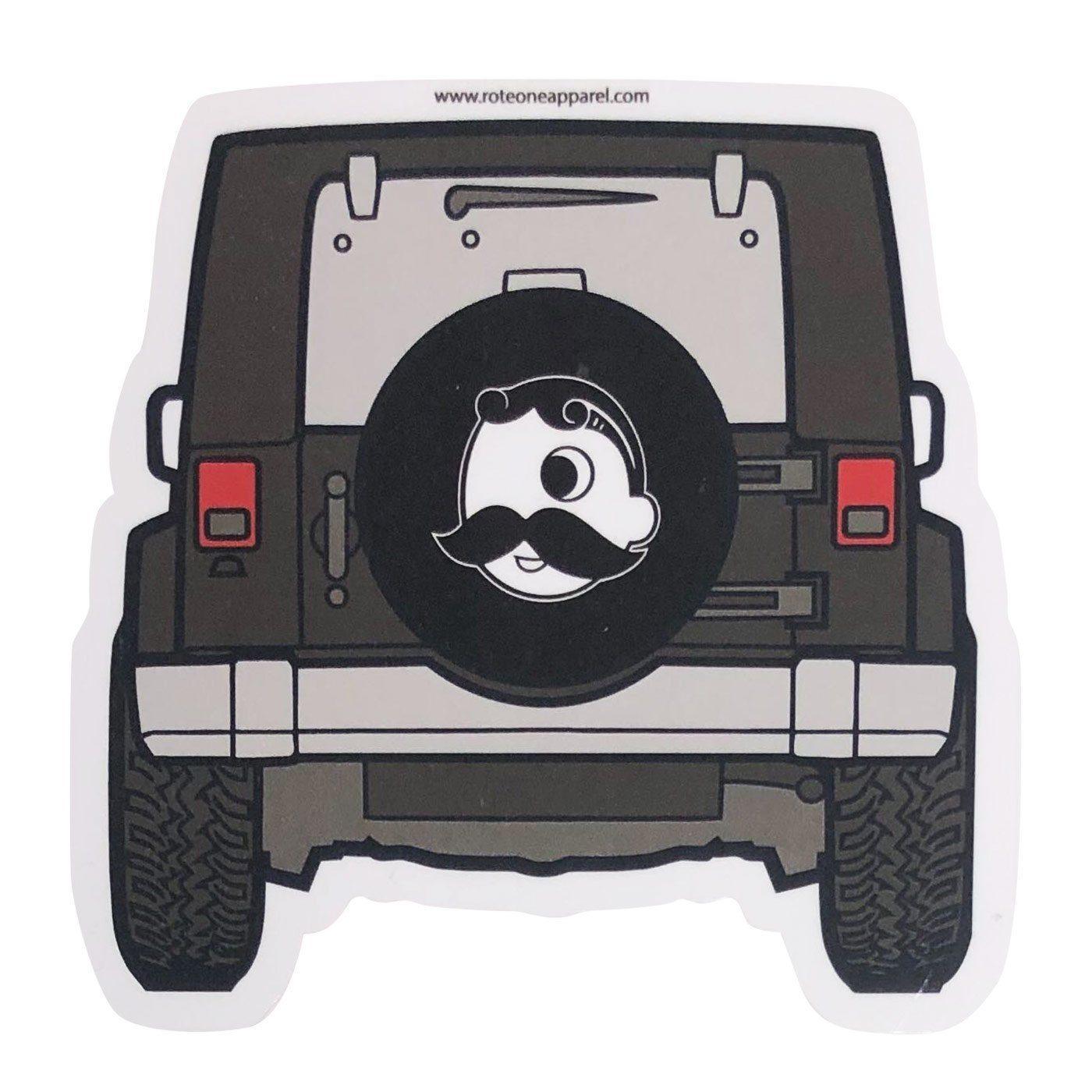 Off Road Vehicle with Boh Logo Tire / Sticker - Route One Apparel